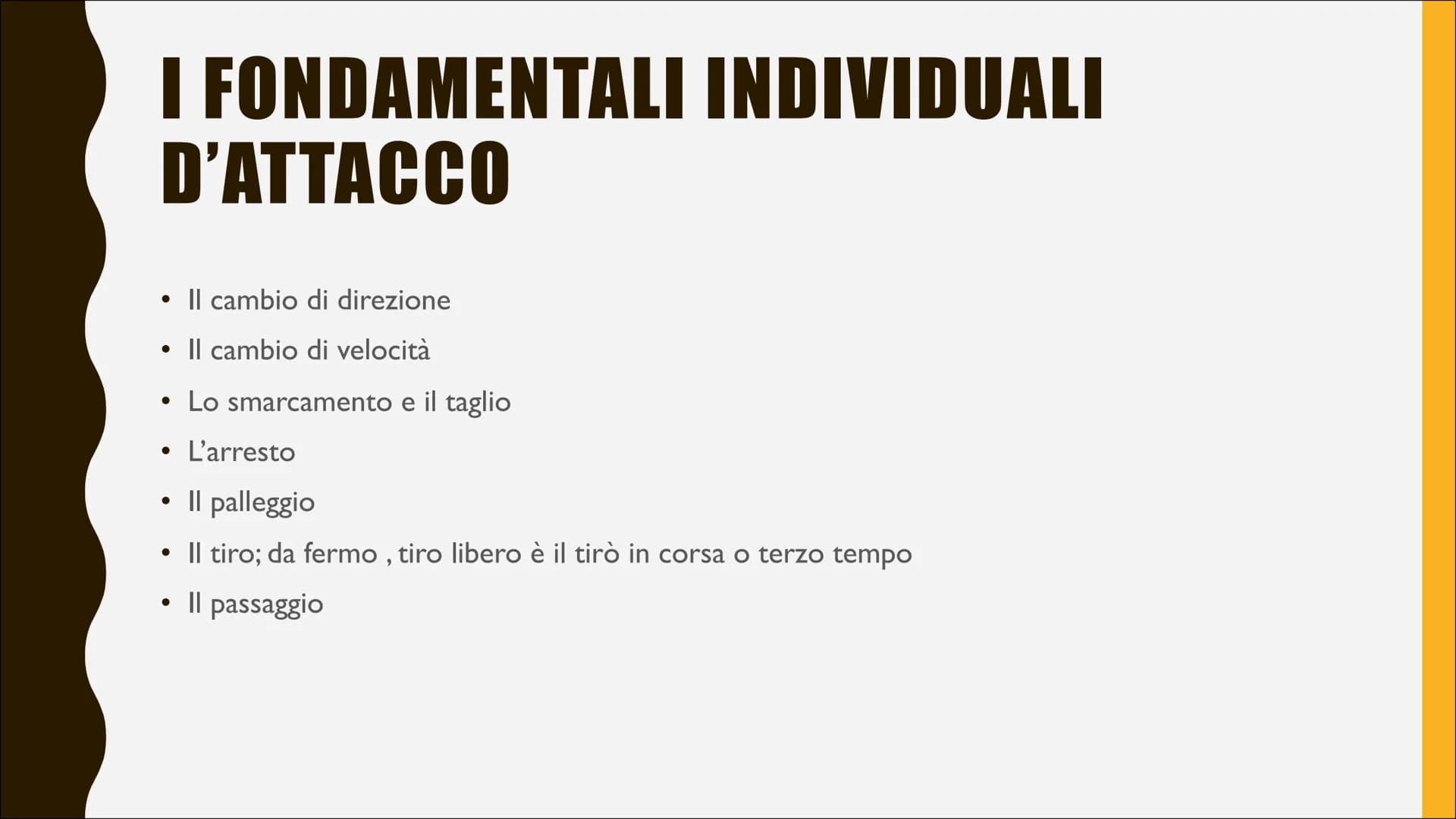 BASKET # L'AREA DI GIOCO

• Il campo è diviso in due dalla linea mediana

La linea di tiro libero è posta a 5,80 m dalla lineadi fondo campo