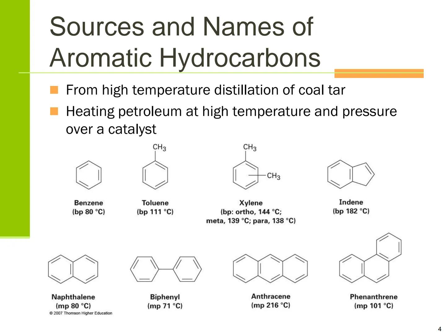 Benzene and Aromaticity # Aromatic Compounds

*   Aromatic was used to described some fragrant
compounds in early 19th century
*   Not corre