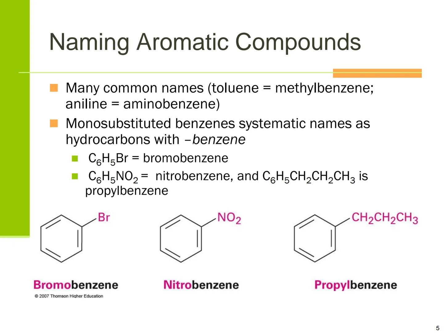 Benzene and Aromaticity # Aromatic Compounds

*   Aromatic was used to described some fragrant
compounds in early 19th century
*   Not corre