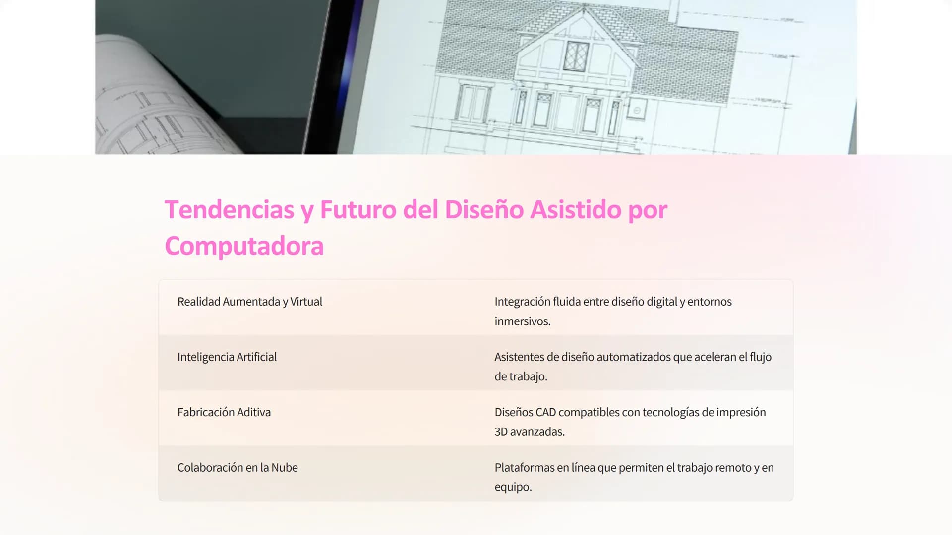 # Diseño Asistido por
Computadora
Avanzado

Explore el mundo del diseño asistido por computadora a un nivel
avanzado. Aprende técnicas de mo