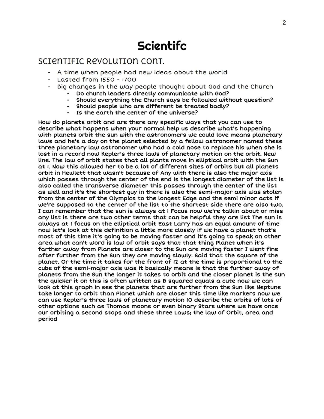 # Models of the Universe

GEOCentric MODEL

- Earth is the center of the universe and all other objects orbit
around it
- Predominant cosmol