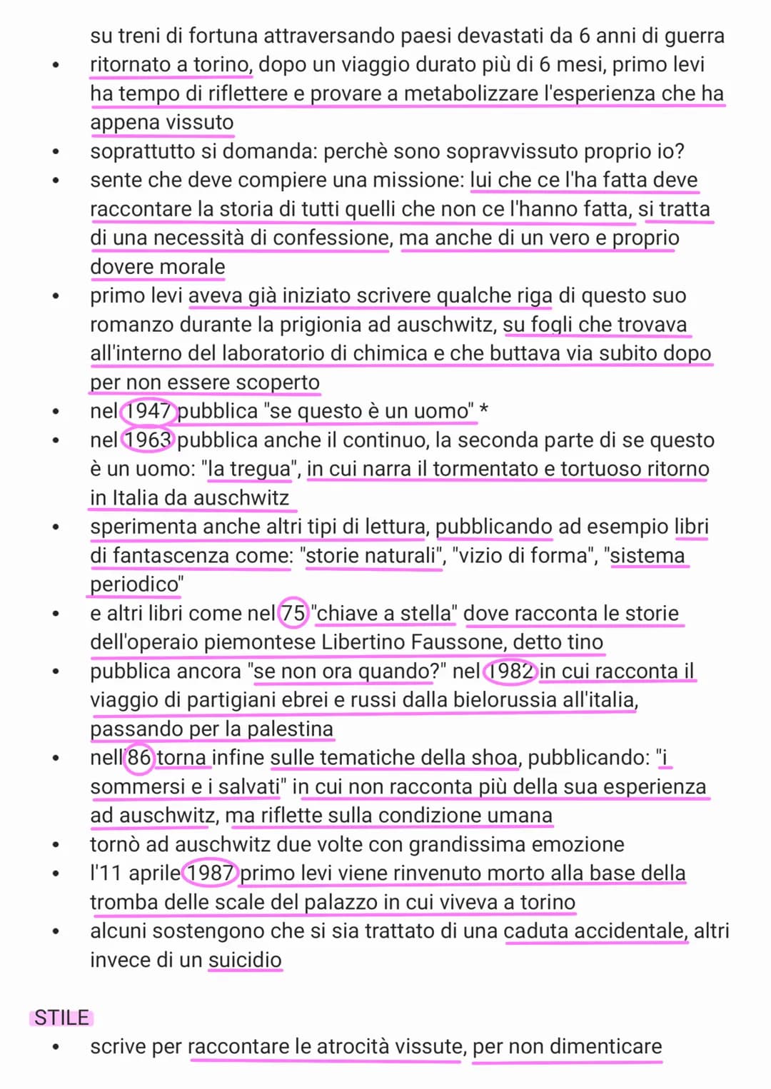 # Primo devi

VITA

- nasce a torino nel 1919 da una famiglia
ebrea di intellettuali piemontesi
- frequenta il liceo classico e poi l'univer