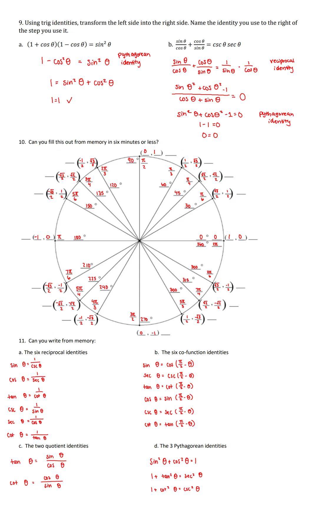 Pre-AP Pre-Calculus Section
14-1 to 14-4 REVIEW Practice Due: 1-20-2021
Name: Smruti Sannabhadti
Date: 01/19/21
Period: 2

1. Given 0 220°

