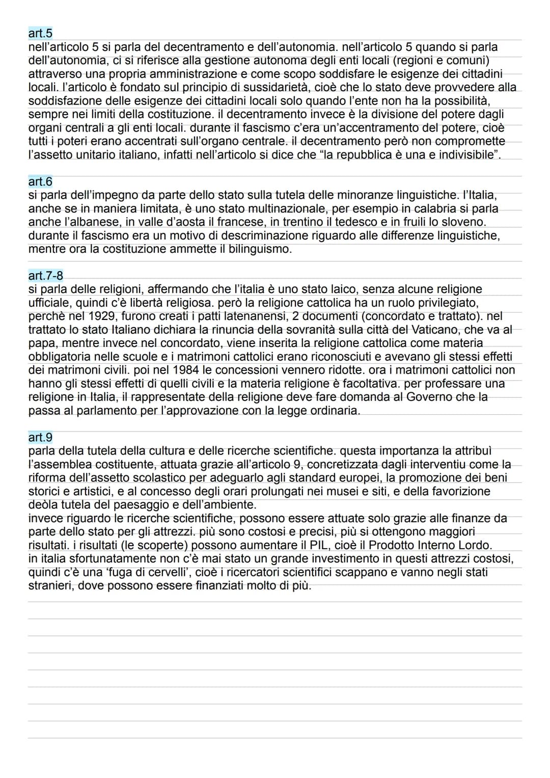 # articolo 1
"l'italia è una repubblica democratica fondata sul lavoro.
la sovranità appartiene al popolo che la esercita nelle forme e nei 