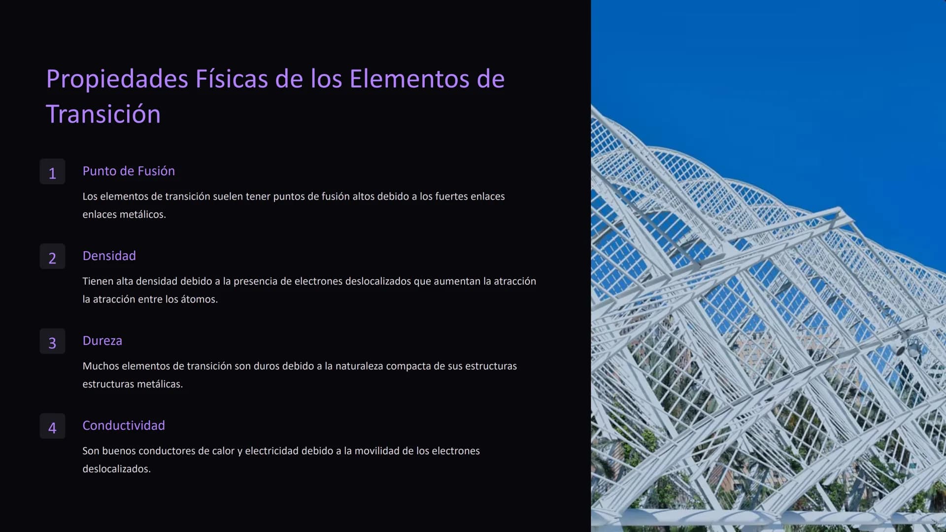 # Química de los

# Elementos de

# Transición

Los elementos de transición se encuentran en el bloque d de la tabla
la tabla periódica. Se 