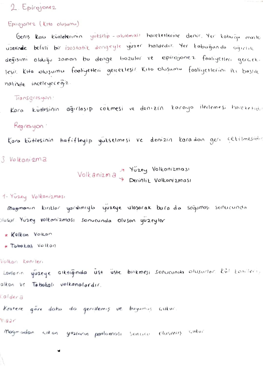 1- Orajenez

Orojenez (Dağ oluşumu):
Asinan ve biriken malzemeler levhaların hareketleri sırasında yan basınçlara
uğrayarak yükselir ve dağl