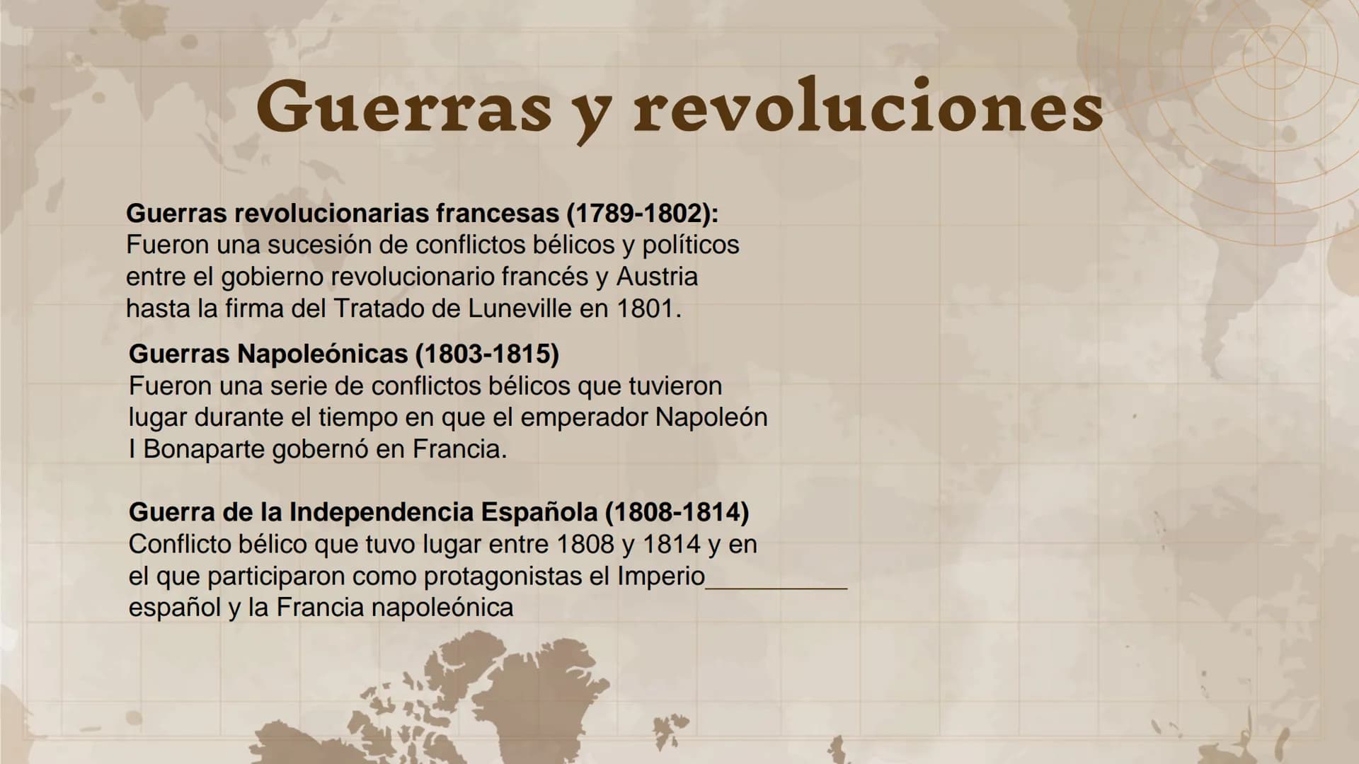# Acontecimientos

# políticos de

# américa en el

# siglo XIX A principios del siglo XIX, casi todas las áreas de Hispanoamérica
eran feli