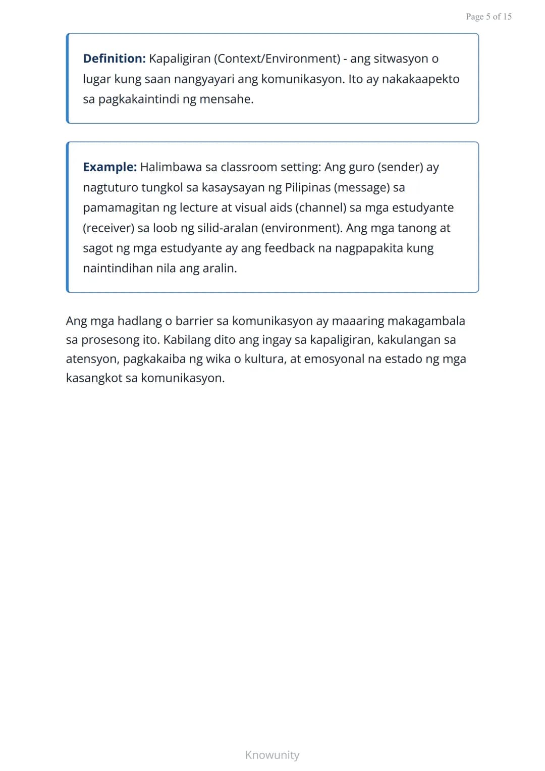 Pag-unlad ng Sarili at Pakikipagkapwa: Mabisang Komunikasyon
Pagkatuto ng mga estratehiya sa mabisang
komunikasyon at pakikipagkapwa
Mga Lay
