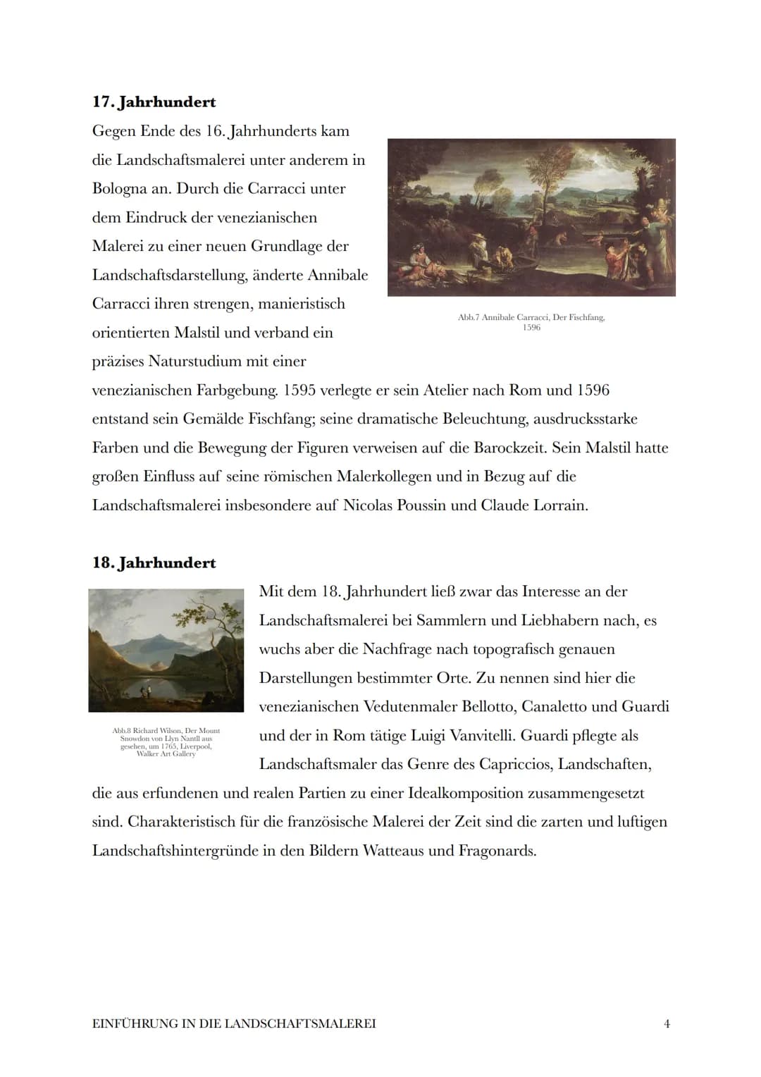 10. Oktober 2021

# Einführung in die Landschaftsmalerei

Der Begriff "Landschaft" leitet sich aus dem Althochdeutschen ab. Er ist seit dem
