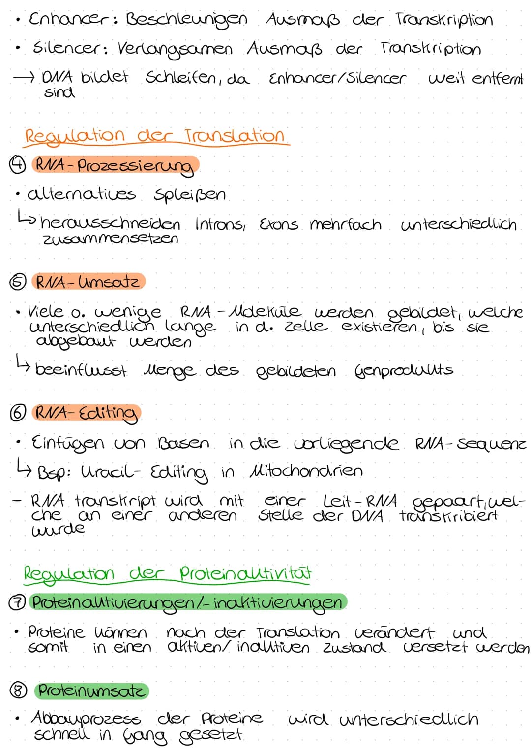 # Genregulation Eullaryoten

Regulation der Transkription

### ① Kontrolle der Lage der Chromosomen Im zelluern

*   zw. Zellteilung liegt D