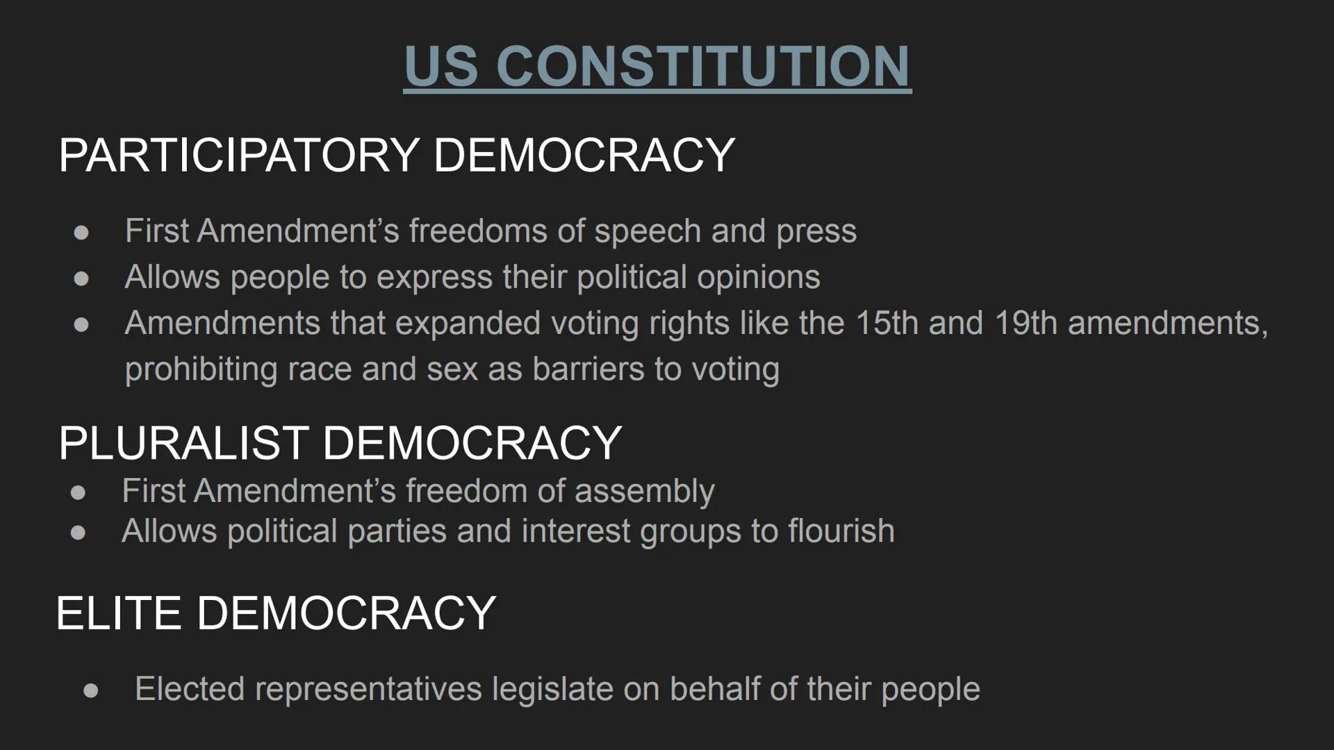 # AP US GOVERNMENT AND
# POLITICS UNIT 1 SUMMARY
# REVIEW NATURAL RIGHTS

• Rights people possess by natural law apart from a government

PO