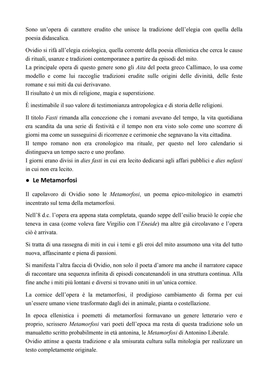 # Publio Ovidio Nasone

*   Vita

Nasce il 20 marzo del 43 a.c. a Sulmona, nell'odierno Abruzzo.

Visse gli anni migliori dell'età augustea.