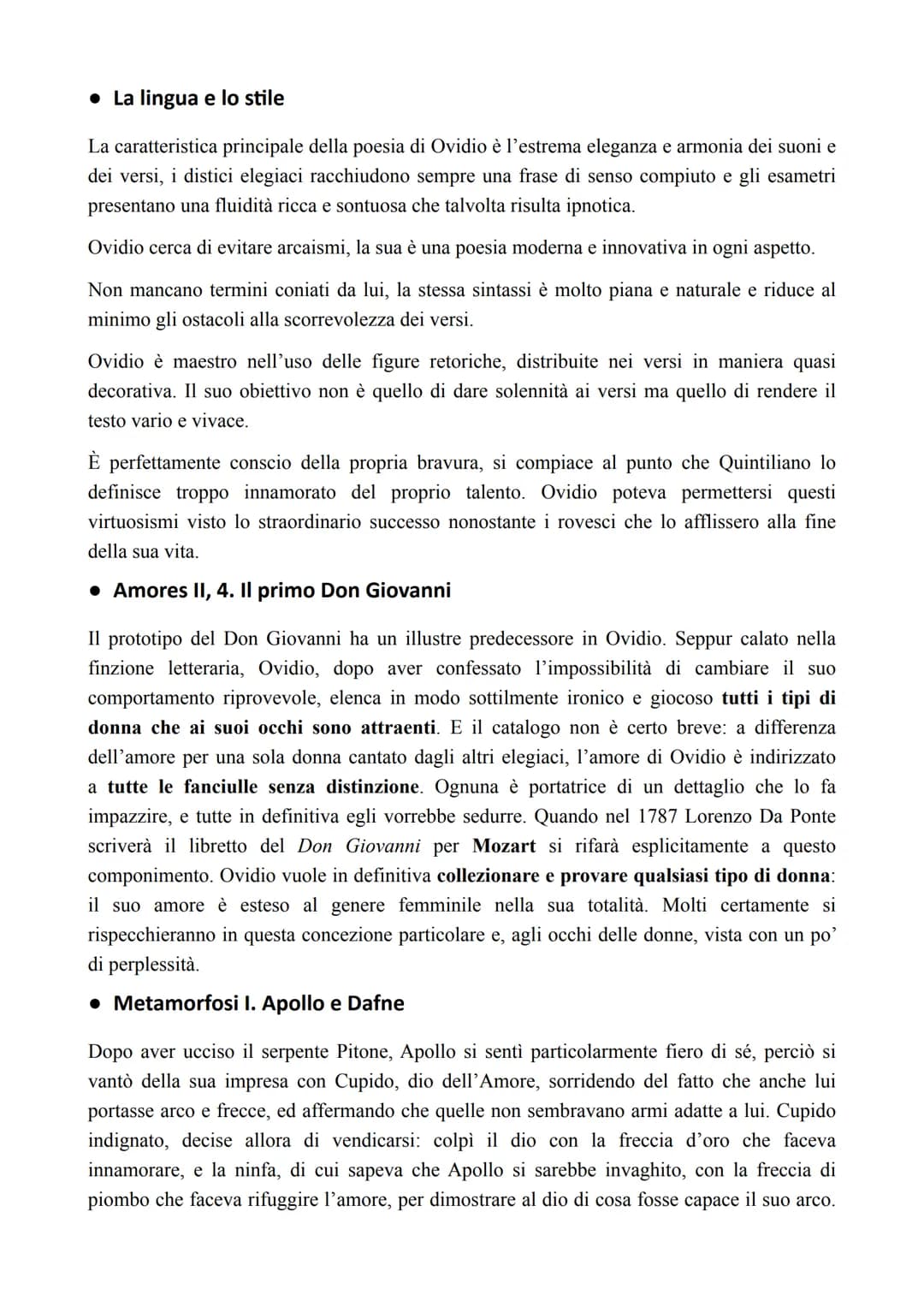 # Publio Ovidio Nasone

*   Vita

Nasce il 20 marzo del 43 a.c. a Sulmona, nell'odierno Abruzzo.

Visse gli anni migliori dell'età augustea.