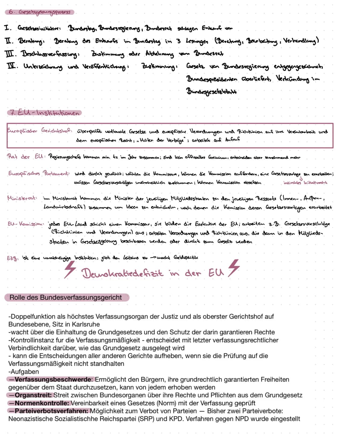 Politik und Wirtschaft, LK / # Q1.1 Verfassung und Verfassungswirklichkeit:

- Rechtsstaatlichkeit und Verfassungskonflikte
- Grundrechte un