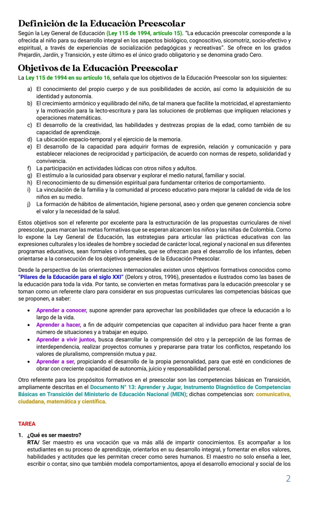 # Fundamentos de la Educación Preescolar

Docente: Martha Puche Agámez

Fecha: viernes, 12 de julio de 2024.

- En la Guía de Trabajo se exp