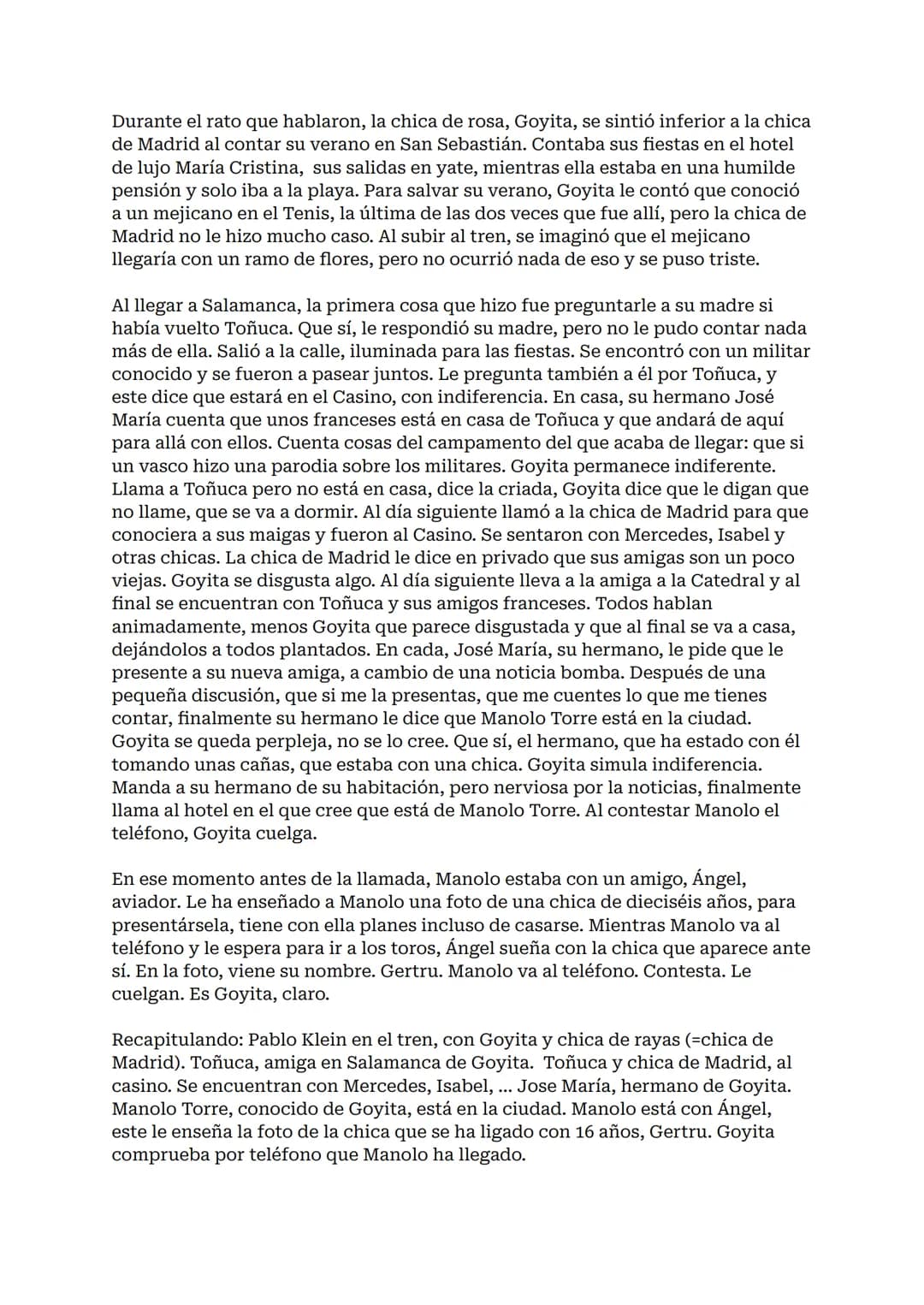 # RESUMEN ENTRE
# VISILLOS

Entre visillos, Carmen Martín Gaite: resumen por capítulos
Entre visillos es la primera novela larga de la escri