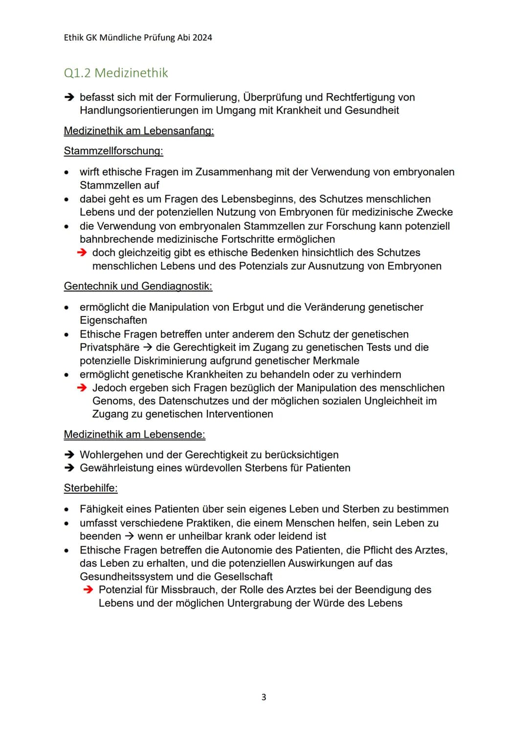 # Ethik GK Mündliche Prüfung Abi 2024

Ethik Lernzettel:

Q1.1 Anthropologische Grundpositionen

→ Wissenschaft vom Menschen, seinem Wesen u