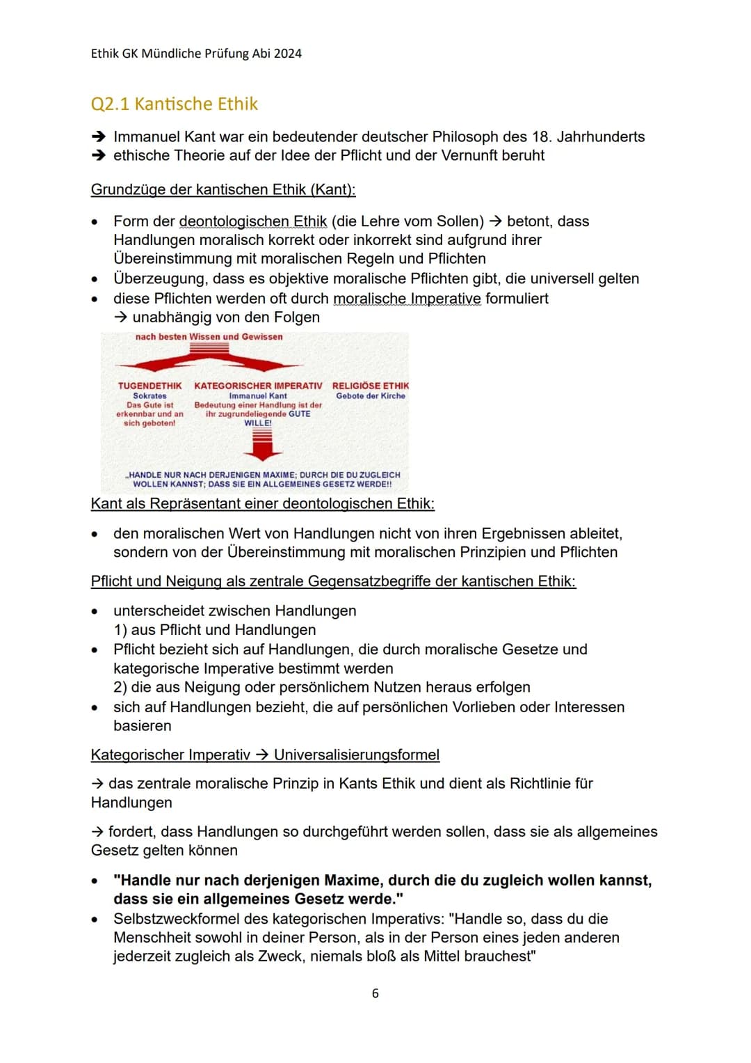 # Ethik GK Mündliche Prüfung Abi 2024

Ethik Lernzettel:

Q1.1 Anthropologische Grundpositionen

→ Wissenschaft vom Menschen, seinem Wesen u