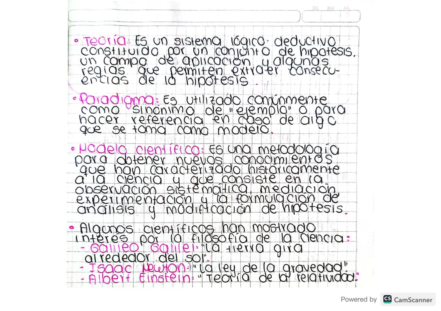 17-10-2023

DO MM AA

# Filosofia

## de la ciencia.

*   la filosofía de la ciencia es la rama
de la filosofía que investiga el
conocimient