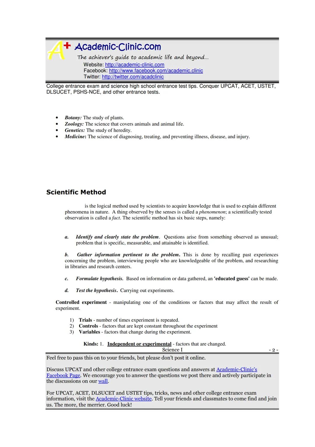 # + Academic-Clinic.com
The achiever's guide to academic life and beyond...
Website: http://academic-clinic.com
Facebook: http://www.faceboo