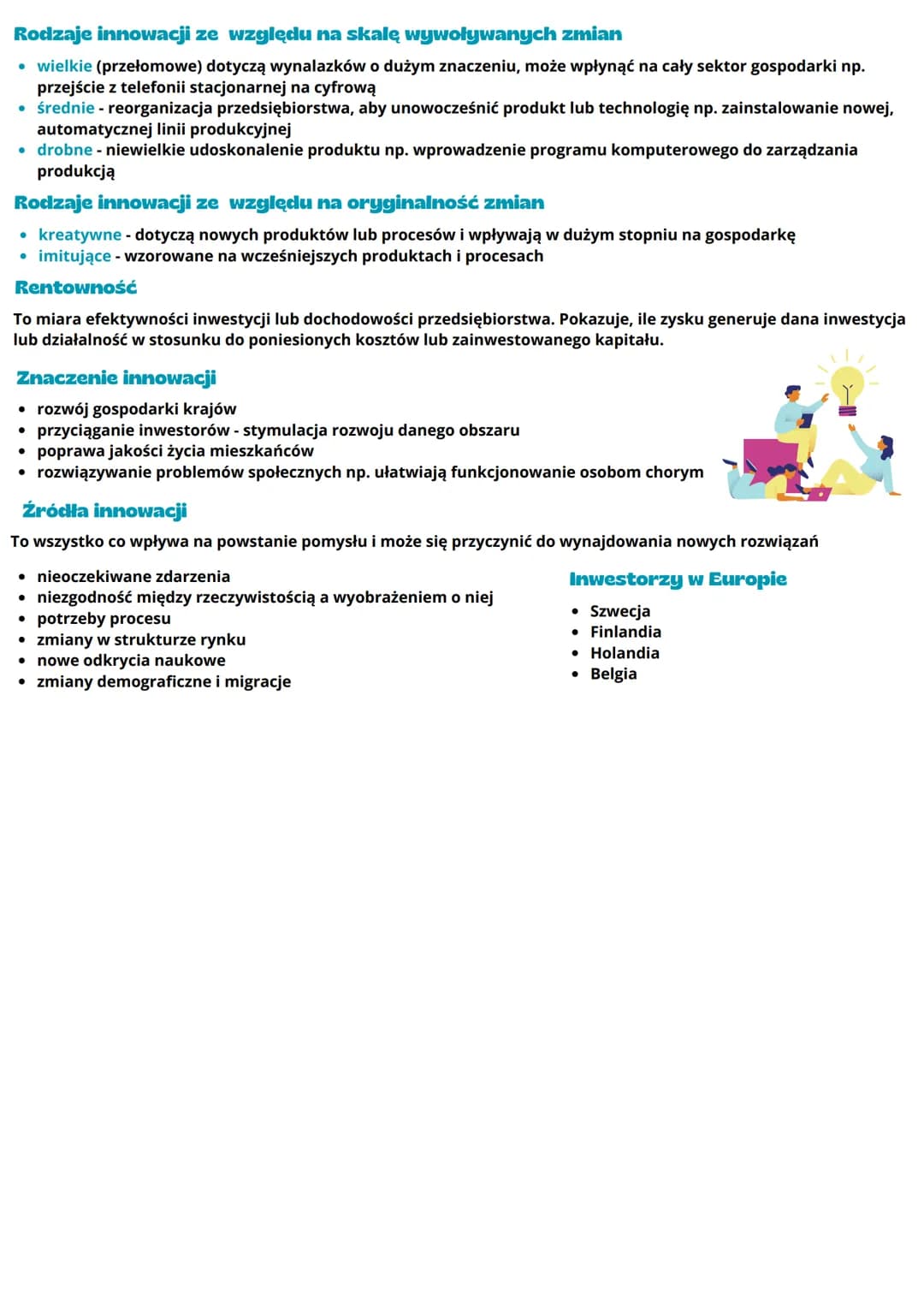 # Biznes i zarządzanie

Kreatywne (twórcze) myślenie
It is the ability to come up with unique and original solutions. It's a soft skill. Gwa