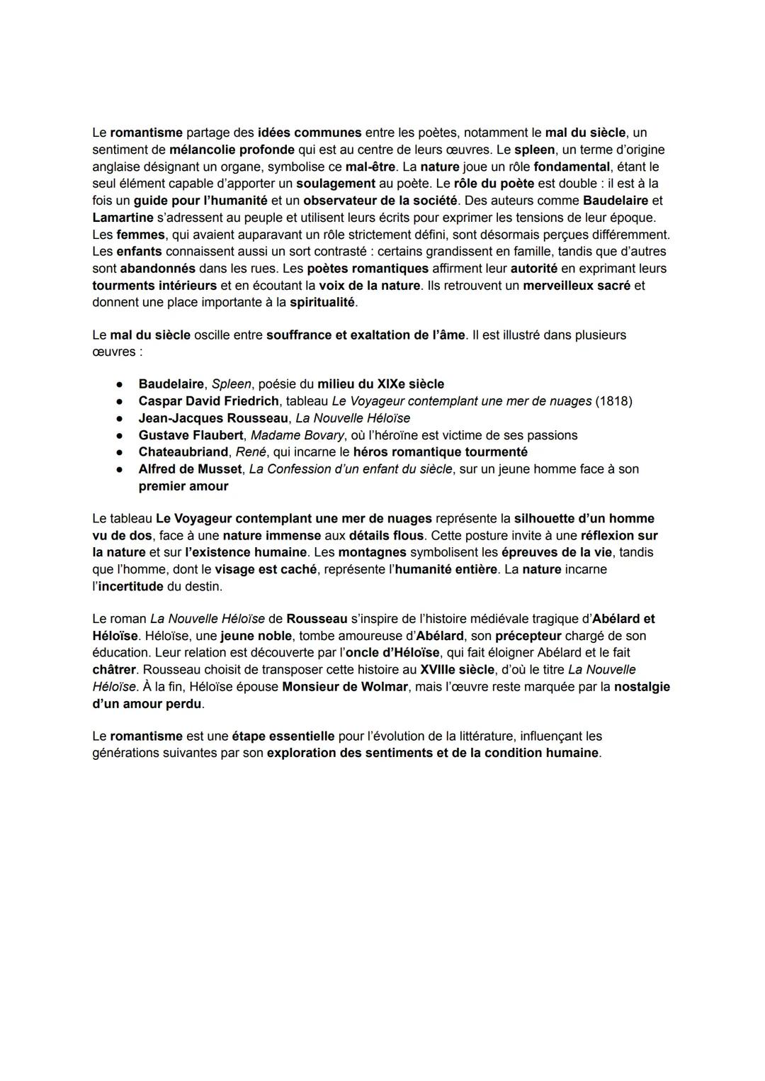Le pré-romantisme est une période de transition instable avant la mort de Louis XVI. Napoléon
Bonaparte contrôle les fonctions de l'État, ré