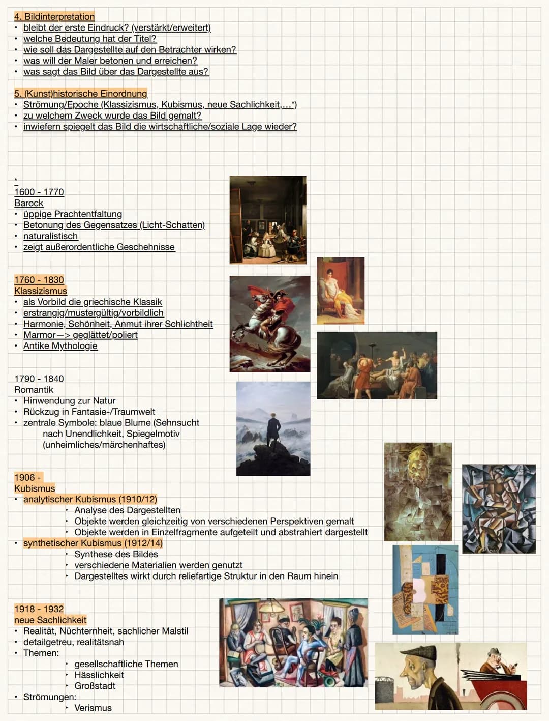 # Wie schreibt man eine Werkanalyse?

1. Erster Eindruck
*   Welches Gefühl vermittelt das Kunstwerk zunächst?
    *   spontan, emotional, s