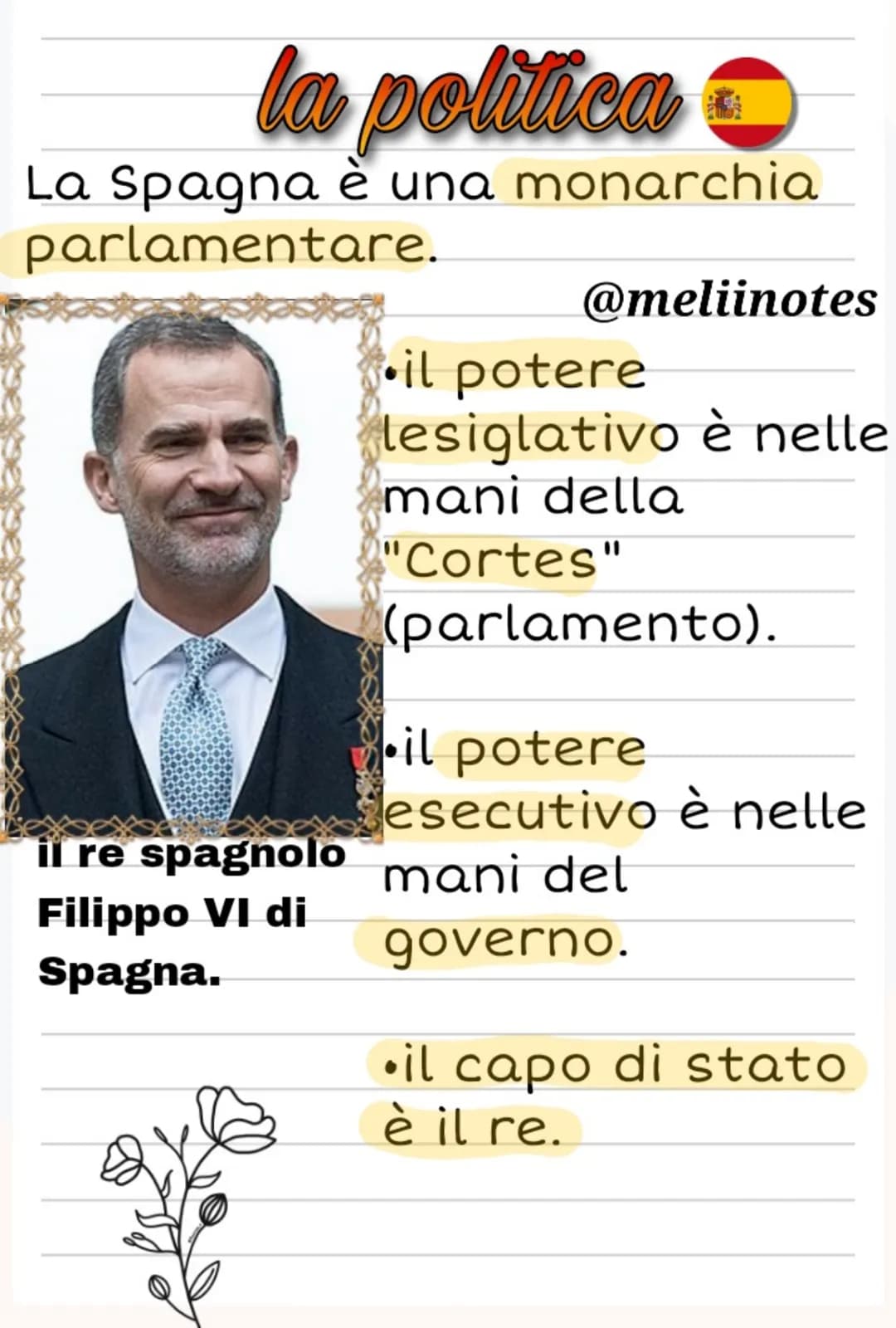la Spagna

@meliinotes popolazione
46.551.452

capitale
Madrid

governo
monarchia
parlamentare

@meliinotes

densità
92,01 ab/kmq

Penisola 