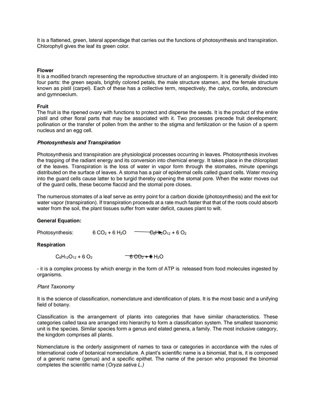 
<p>Biology is the branch of science that deals with the study of living systems and life processes.</p>
<h2 id="acells">A. Cells</h2>
<p>Ce