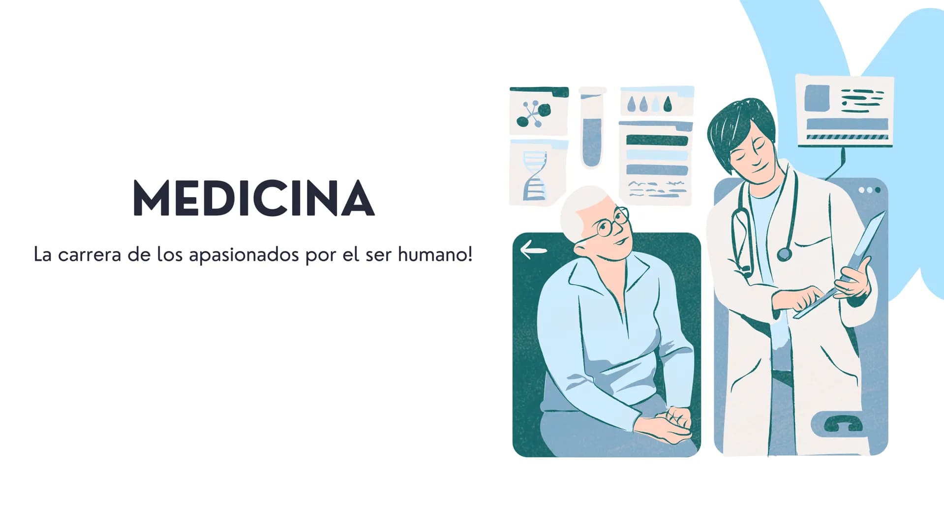 # MEDICINA

La carrera de los apasionados por el ser humano! INTRODUCCION:

La rama medicinal consiste en
mantener y promover la salud, así
