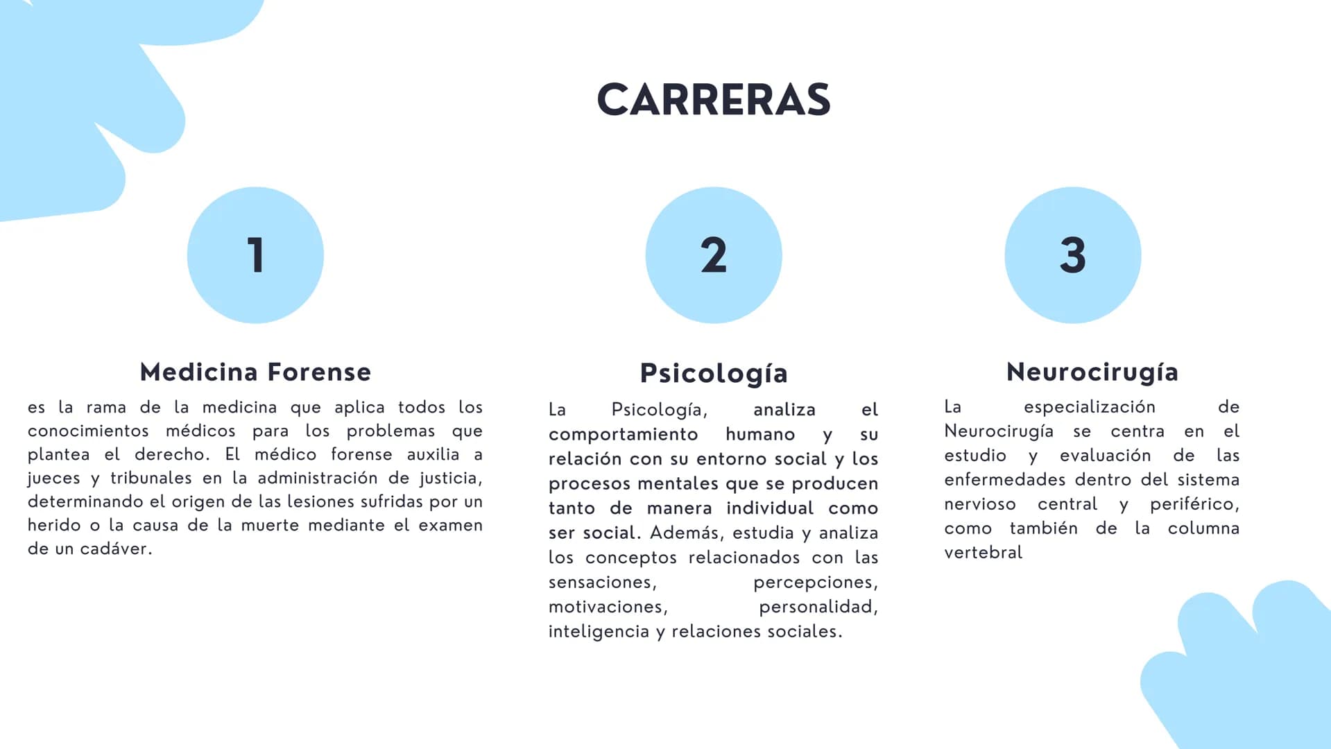 # MEDICINA

La carrera de los apasionados por el ser humano! INTRODUCCION:

La rama medicinal consiste en
mantener y promover la salud, así
