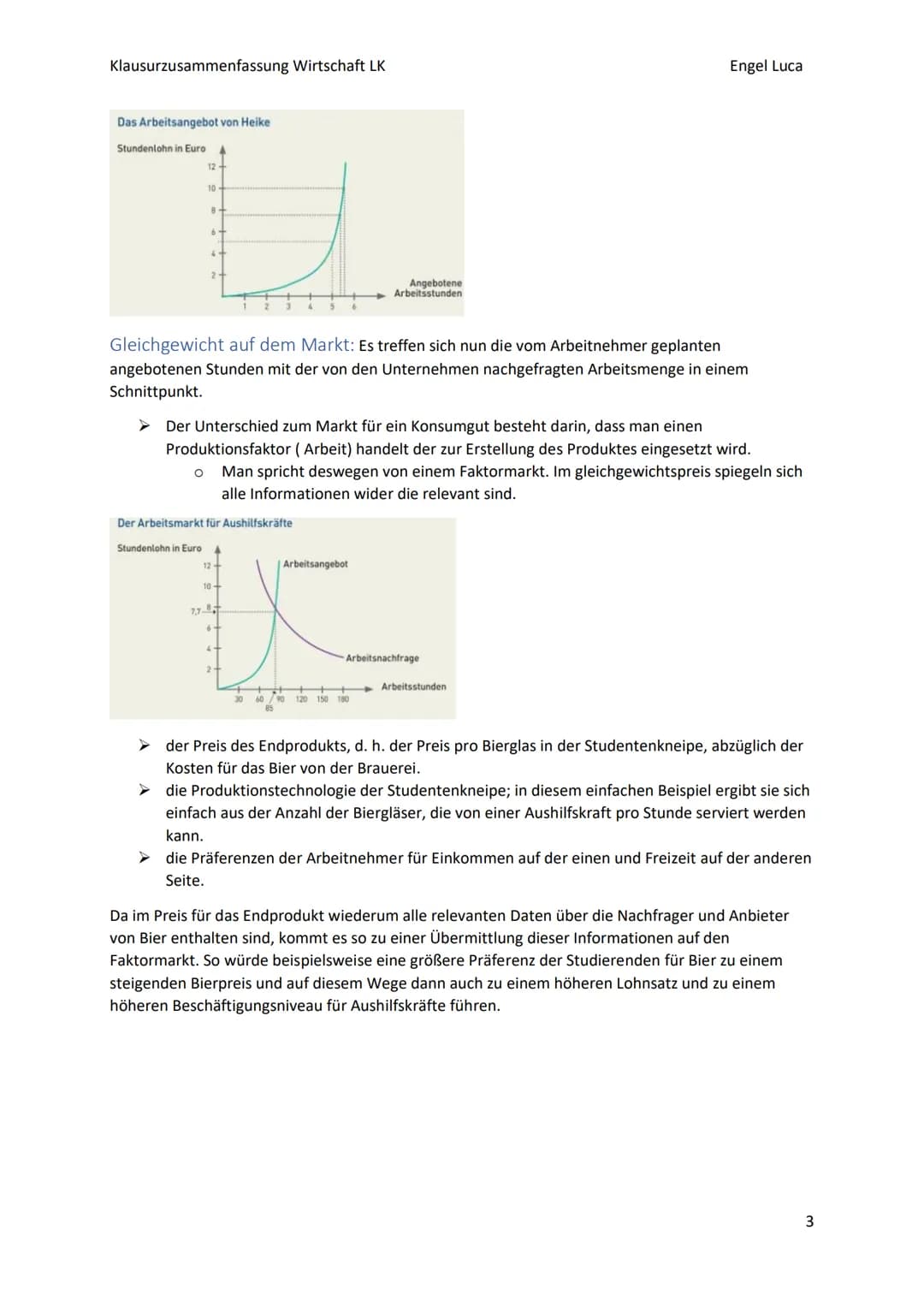 Klausurzusammenfassung Wirtschaft LK
Engel Luca

arbeitsverhält Themen
➤ Stellenwert von Arbeit (für Gesellschaft und Individuum), S. 368-37