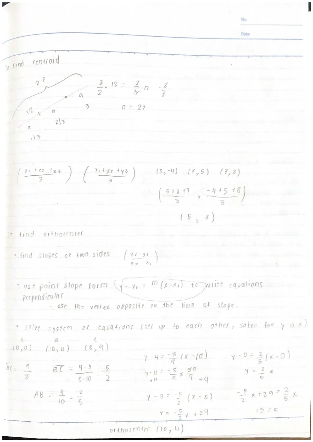 # No.

Date

5-1 porpendicular and angle BISECTORS

단

Theorem 5-1 Perpendicular Bisector.
if a point is on the If
perpendicular bisector
of