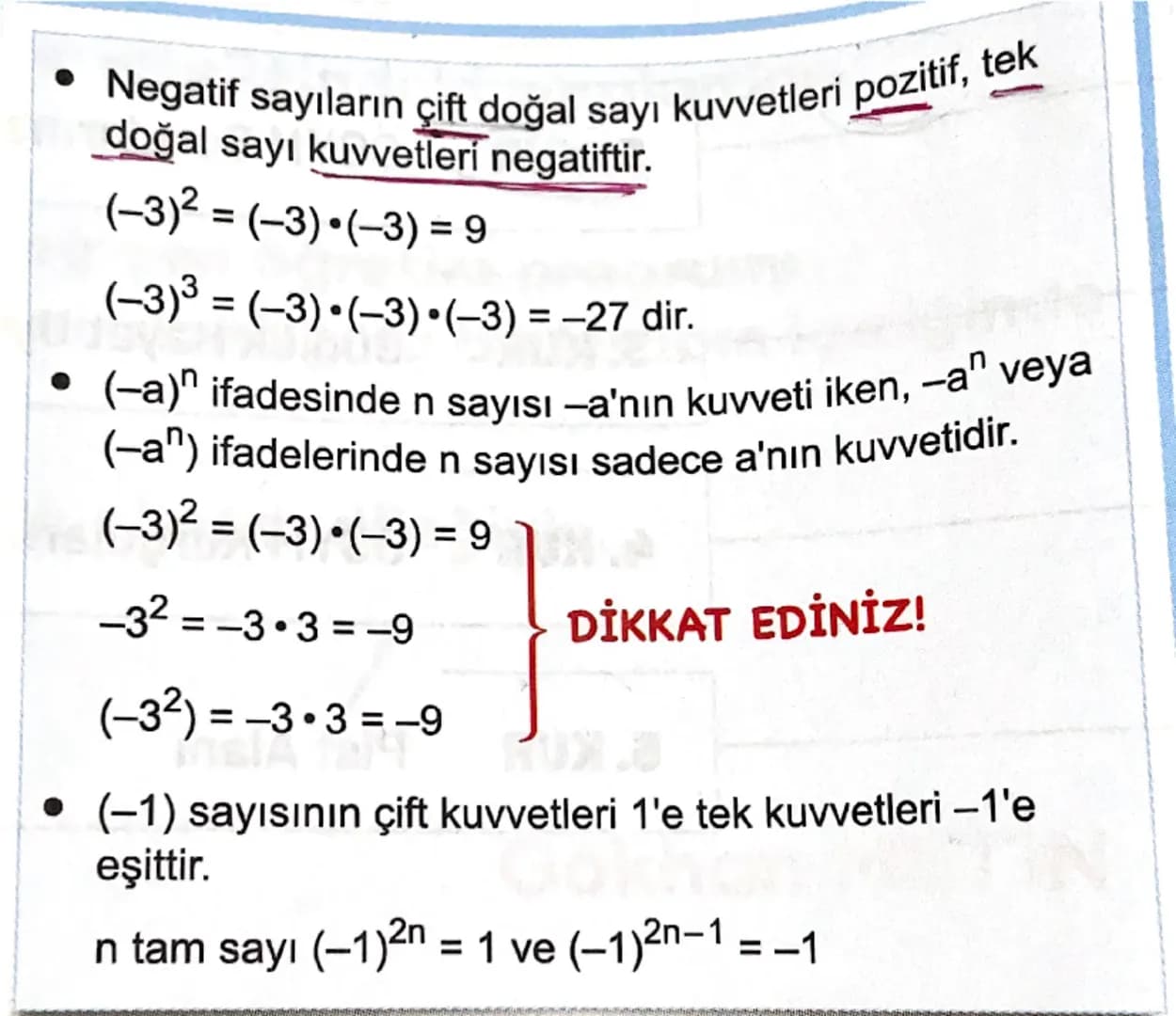 15 Tatil Tekrarı

Üstü ifade

a sıfırdan farklı gerçek sayı,, n sıfırdan darklı tam sayı
olmak üzere an ifadesing üslü gösterim. denir.

a s