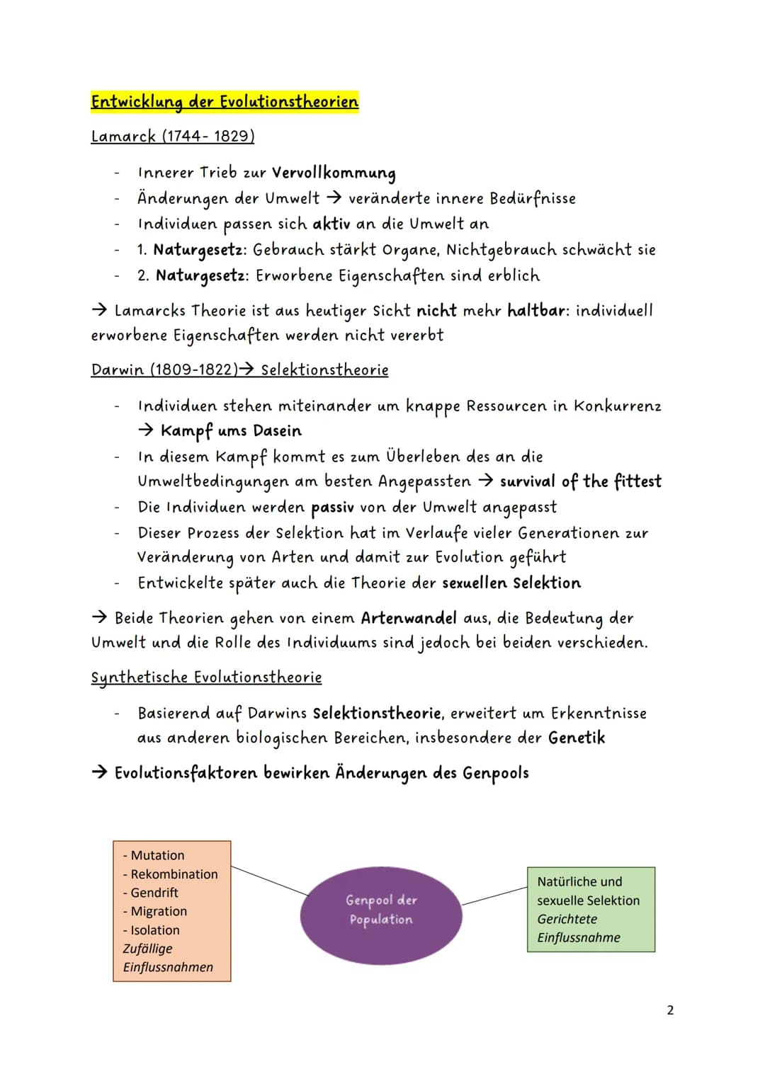 # Evolution

Glossar:

|                   |                                                                                                