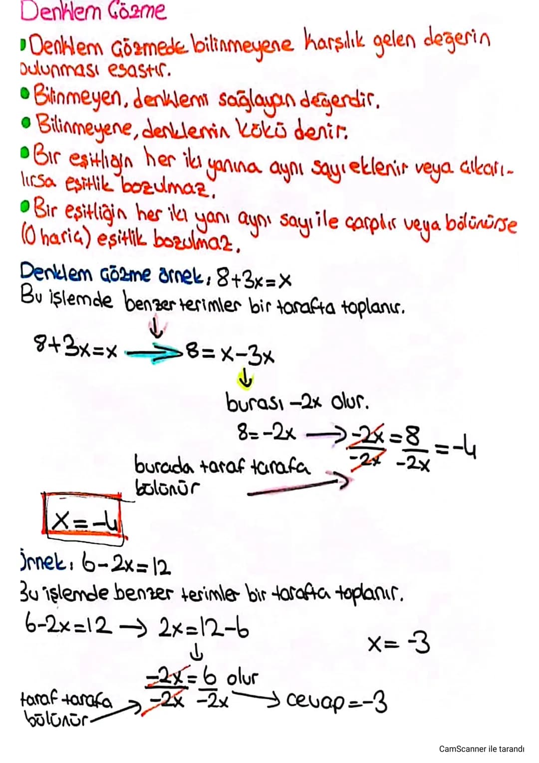 - Cebirsel Ifadeler-

•Bir cebirsel ifadede harfleri ve harflerin kuvvetleri
aynı olan terimlere benzer terimdenir.
Örnek: 4x ilex benzer te