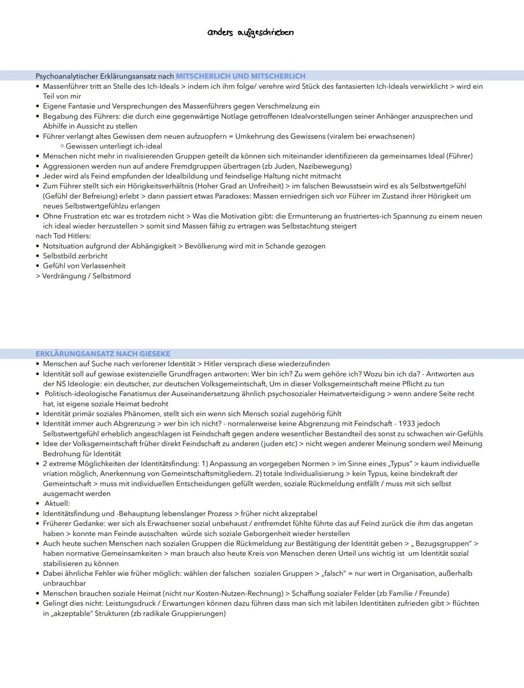 2.5 Prinzipien der Erziehung im Nationalsozialismus am Beispiel der
Jugendprganisationen HJ und BDM

GLOSSAR
Ideologie
Weltanschauung => NS 