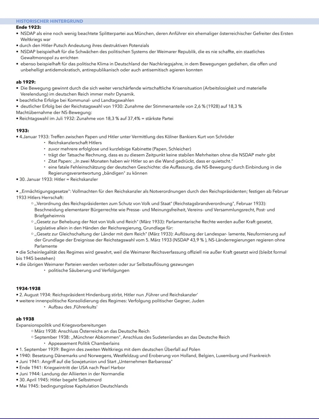2.5 Prinzipien der Erziehung im Nationalsozialismus am Beispiel der
Jugendprganisationen HJ und BDM

GLOSSAR
Ideologie
Weltanschauung => NS 