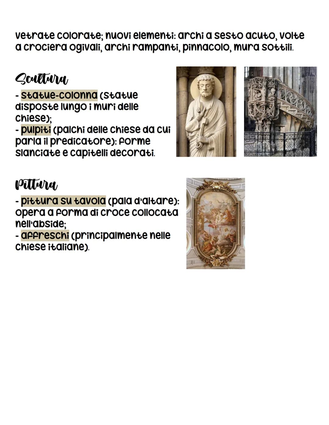 # il Gotico

Le origini: il Gotico ebbe origine in Francia quando nel resto
dell'Europa c'era il Romanico. Questo
stile nacque per celebrare