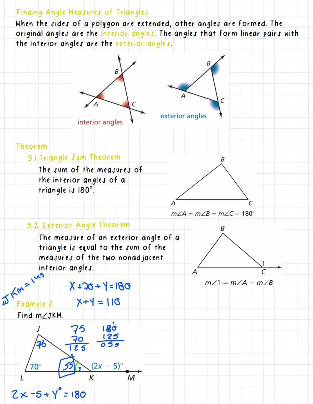 # 5.1 Angels of Triangles
Objective: Prove and use theorems about angles of triangles.

Classifying Triangles by Sides:
Scalene Triangle
Iso
