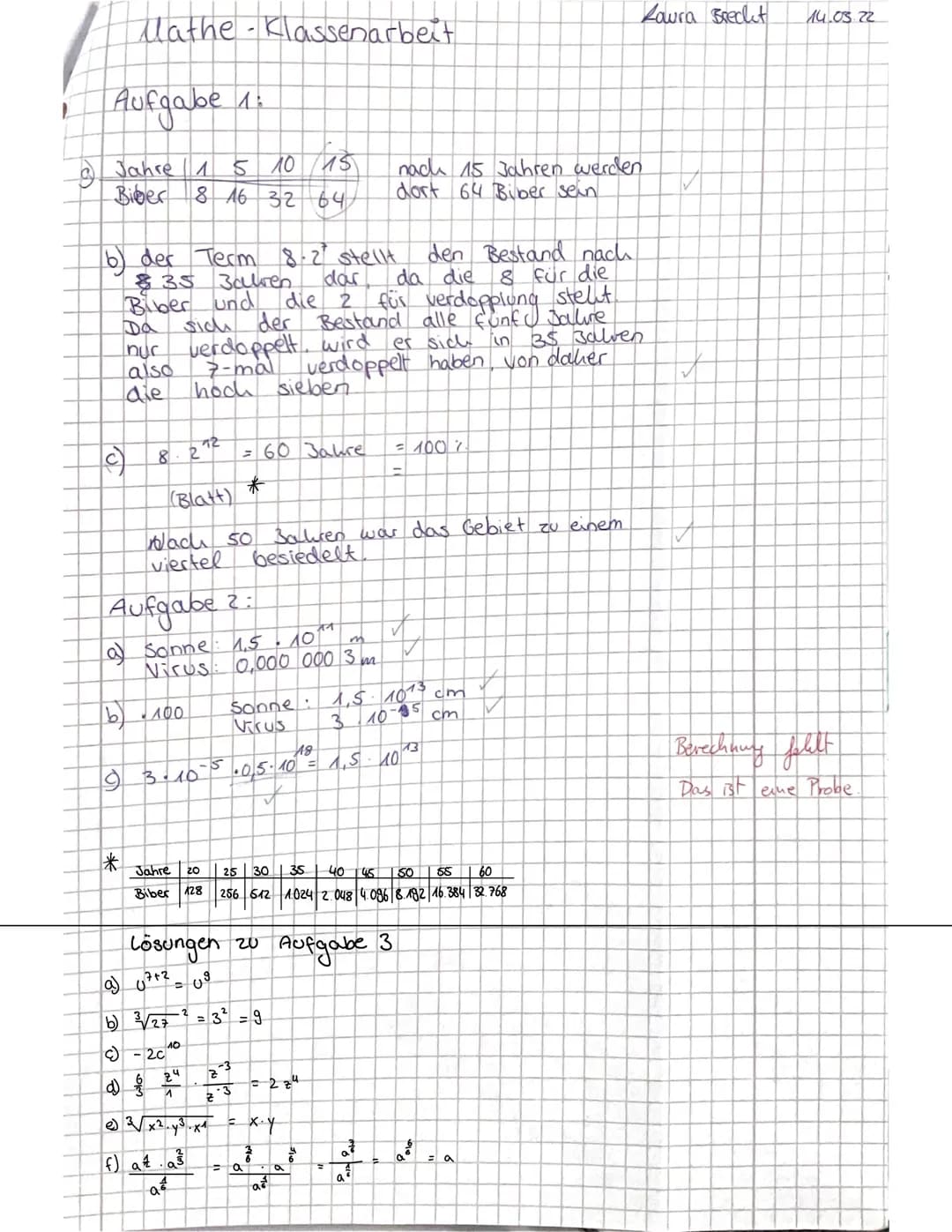 # Mathematik-Lernzettel

•Was sind Potenzen?
Die Potenz beschreibt eine mathematische(n) Ausdruck/Redien operation, bei dem eine Zahl mit si