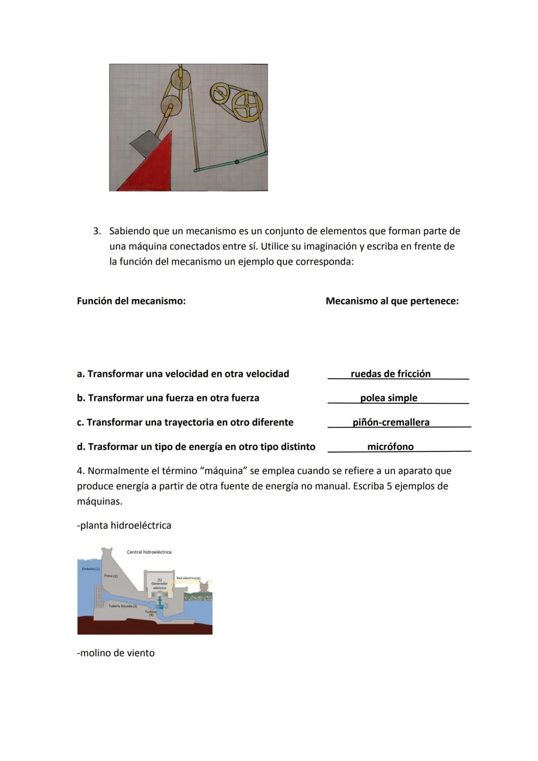 Las maquinas

Una maquina es un conjunto de elementos móviles y fijos cuyo funcionamiento
posibilita aprovechar, dirigir, regular o transfor