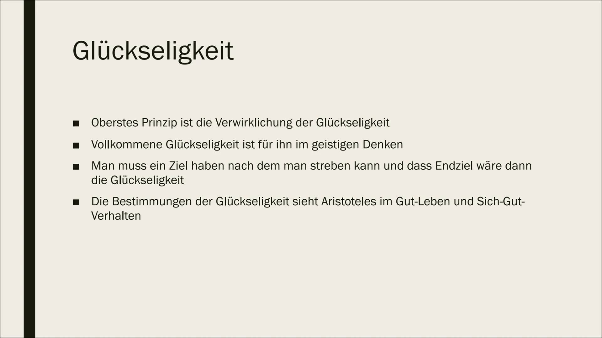 ARISTOTELES'S
GLÜCKDEFINITION # Inhaltsverzeichnis

- Wer ist Aristoteles?
- Seine Ansichten der Welt
- Seine natürliche Rangordnung
- Seine