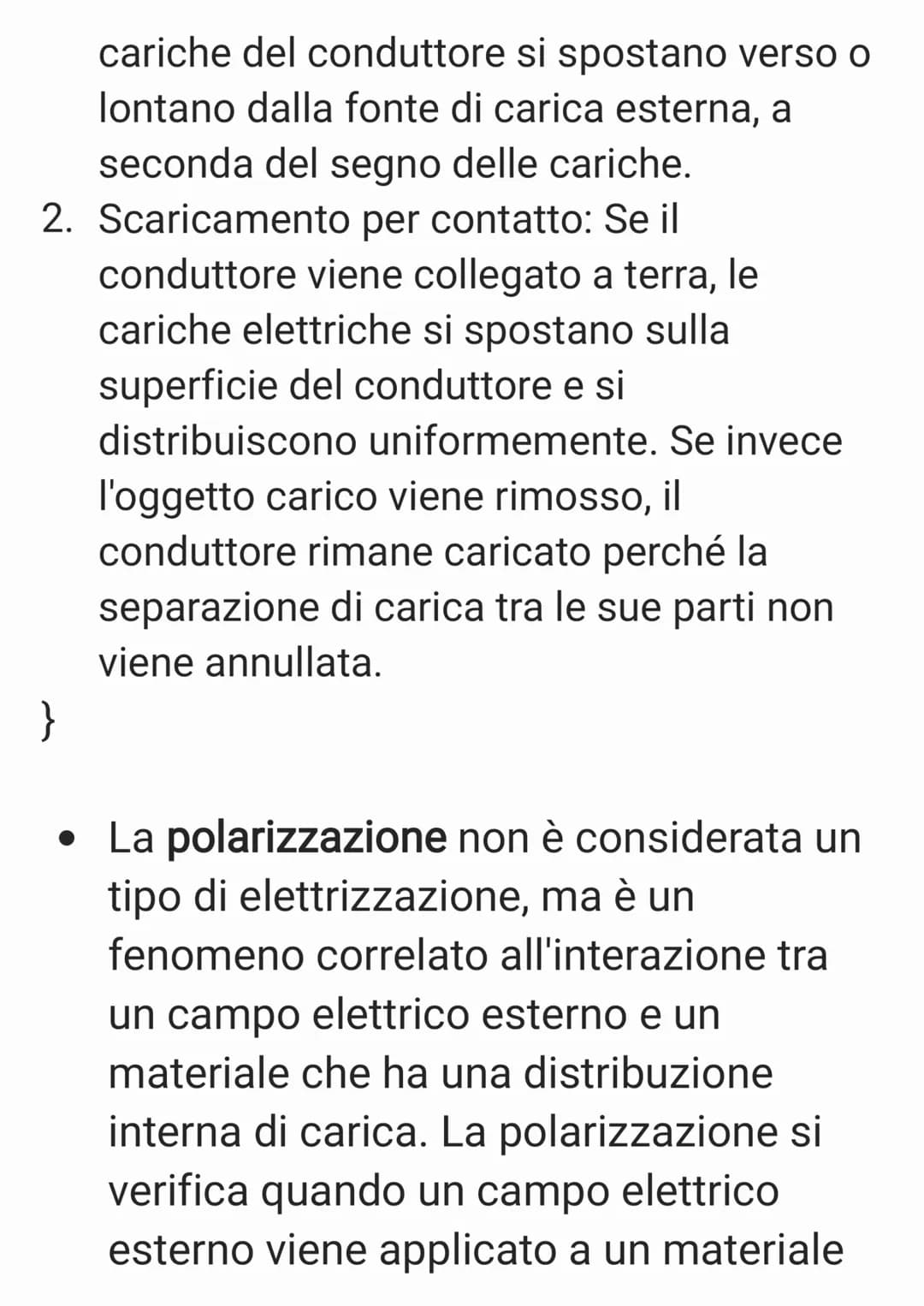 Ci sono quattro tipi di elettrizzazione che
possono verificarsi quando oggetti diversi
entrano in contatto tra loro:

- Elettrizzazione per 