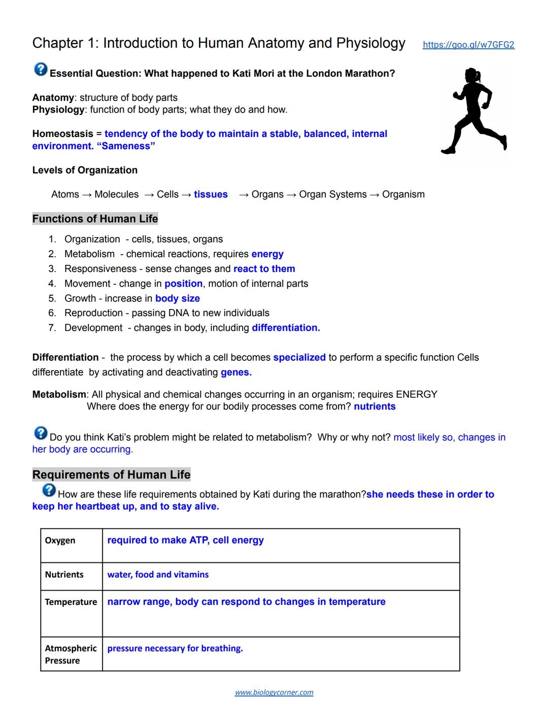 # Chapter 1: Introduction to Human Anatomy and Physiology https://goo.gl/w7GFG2

Essential Question: What happened to Kati Mori at the Londo