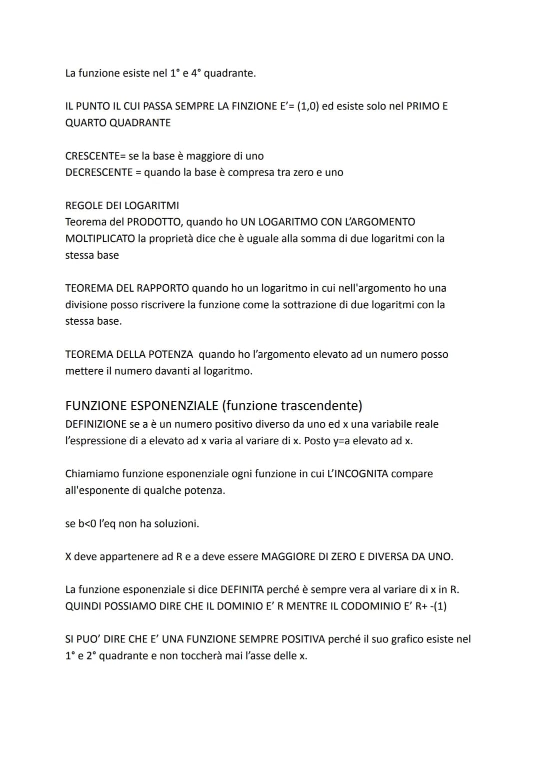 MATEMATICA FORMULE E REGOLE

Modulo 1: Funzione, dominio, codominio, funzioni notevoli
Modulo 2: rapporto incrementale e di derivata, studio