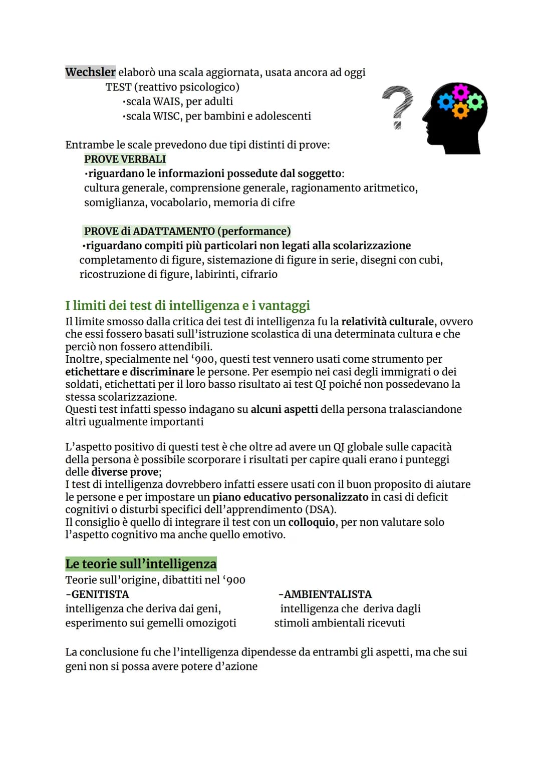 # IL PENSIERO

Il pensiero è l'attività cognitiva più elevata e può essere considerato
uno strumento dell'intelligenza umana.
↳ è astratto e
