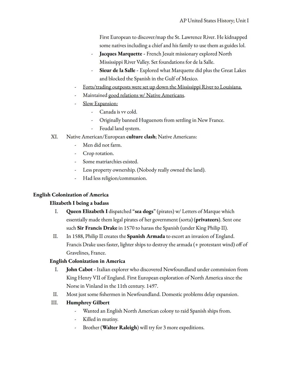 AP United States History; Unit I

APUSH Period I: 14911607

Age of Discovery: The European exploration of the Americas (1095-1500s)

Native 