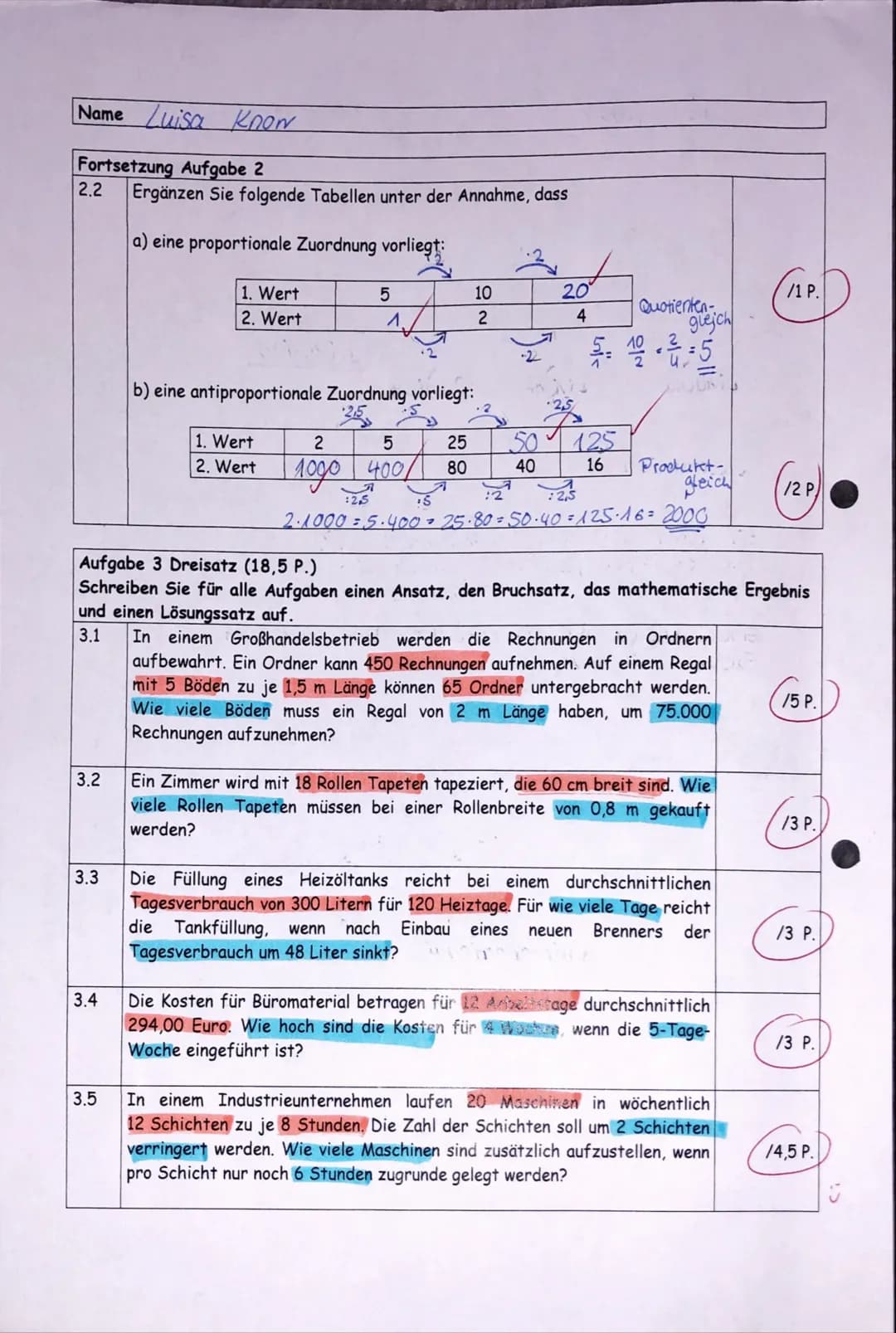 Name Luisa Know

Klassenarbeit

275/29,5 Pkt. (93%)
1 schr gut
15-11-19 Phi

Aufgabe 1 Grundbegriffe (5 P.)

1. Benennen Sie die Zahlen und 
