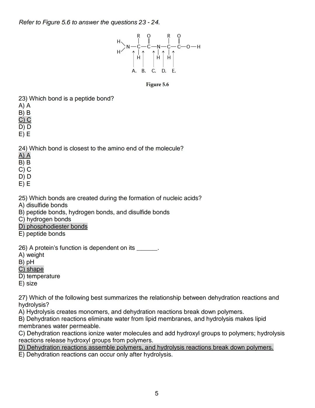 # Exam 1-Summer 2018
Biology 150 - General Biology I
150 Points Total

Use your scantron sheet for questions #1-50.

Multiple Choice - 2 poi